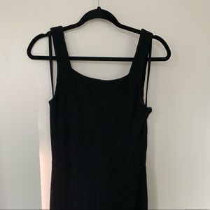 Gap black striped jumpsuit. Thick and warm